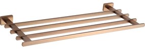 Mexen Arno, 4-ramenná polica na uterák, medená matná, 7020720-65