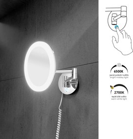 Nimco LED zrkadlo s nastaviteľ. teplotou svietivosti - ZK 20265P-26