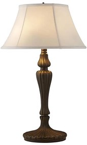 Searchlight EU46091WH - Stolná lampa AMY 1xE27/60W/230V