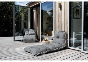Tmavosivý variabilný futón vhodný do exteriéru Karup OUT™ Sit&amp;Sleep Dark Grey