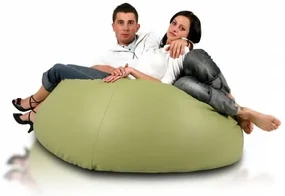 INTERMEDIC SK - Sedací vak MAXI 140x70 cm | extra veľký vak na sedenie a ležanie, 570 l Farba: E10 - Modrá svetlá (Ekokoža)