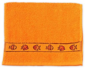 Detský uterák KIDS oranžový 30x50 cm