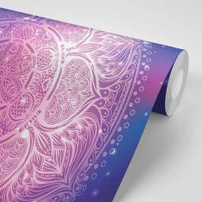 Samolepiaca tapeta indická Mandala s galaktickým pozadím - 300x200