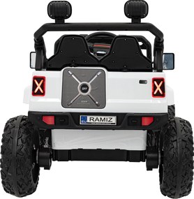 Ramiz Detské elektrické auto OFF ROAD Speed Biele