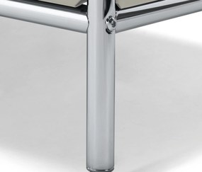 Nízky kovový stolík »CN3« s 3 výklopnými priečinkami, svetlosivý