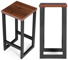 Moderná barová stolička, barová stolička, kovová MDF ModernHome