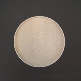 AMADEA Drevený tanier bukový, masívne drevo, 23 cm