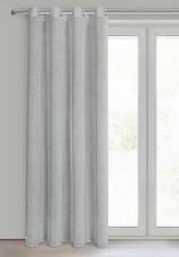 ZÁVES NA KRÚŽKOCH ANGELICA 140X250 CM STRIEBORNÁ