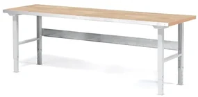 Profi dielenský stôl SOLID, nosnosť 750 kg, 2000x800 mm, dub