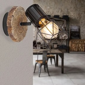 Globo 54017W-1 - Nástenné bodové svietidlo PRISKA 1xE27/60W/230V