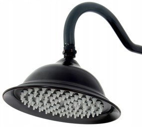 Sprchová súprava MAXMAX Rea VINTAGE čierna s patinou a výtokom do vane