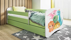 XXXLutz POSTEĽ PRE DETI A MLÁDEŽ 80/160 cm, zelená, biela MID.YOU - Detské izby - 00214200022M