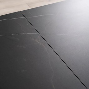 Jedálenský stôl Salvadore II, 160 x 90 cm, čierna