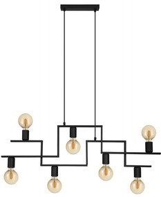 Eglo 43365 - Luster na lanku FEMBARD 7xE27/60W/230V