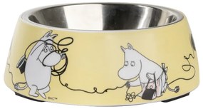 Miska pre psov Moomin Pets M, žltá