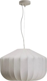 Biele stropné svietidlo s textilným tienidlom ø 51 cm Somar – Kave Home