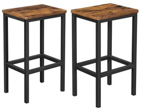 Barové stoličky 2 ks VASAGLE LBC65X