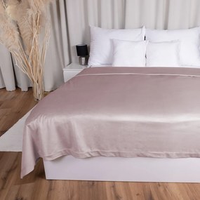 Biante Zamatový prehoz na posteľ Velvet Prémium SVP-002 Staroružový 140x220 cm