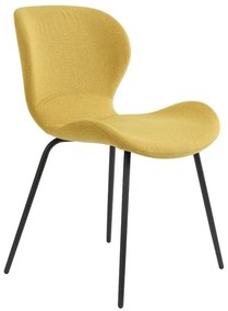 Žltá jedálenská stolička VIOLET - 57*51*78 cm