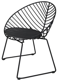 Súprava 2 černých záhradných stoličiek Bonami Selection Coco