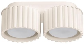 Sollux SL.1793 - Bodové svietidlo AURA 2xGX53/10W/230V krémové