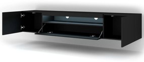 TV stolík/skrinka Aurora 200 (čierna matná). Vlastná spoľahlivá doprava až k Vám domov. 1057707