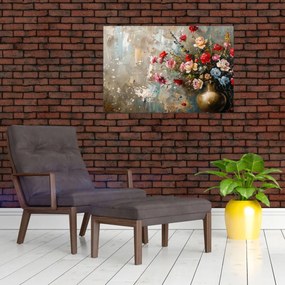 Obraz - Váza kvetov (90x60 cm)