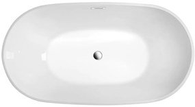 Aqualine Aqualine, DOURO voľne stojaca vaňa 150x80 cm, biela, E1850