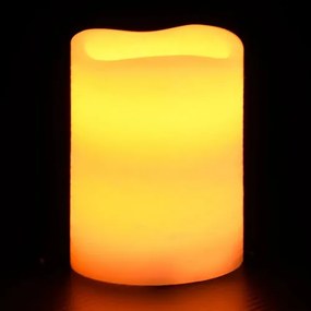 vidaXL Bezplameňové LED sviečky s diaľkovým ovládaním 24 ks biela-