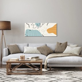 Obraz - Ilustrácia listu (120x50 cm)