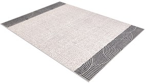 Koberec vlnený ANGEL 7901 / 52022 geometrický béžovo-sivý