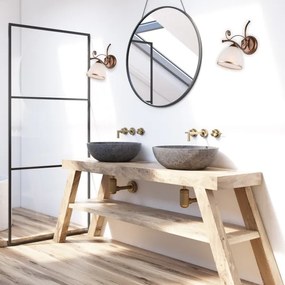 Nástenná lampa RETRO II 1xE27/60W/230V bronz patina