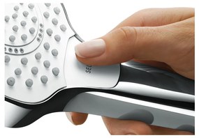 Hansgrohe Croma Select E Vario, ručná sprcha 3jet, biela/chrómová, HAN-26812400