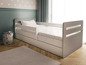 Sivá jednolôžková posteľ TOMI do detskej izby