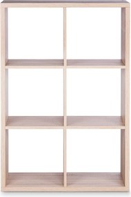 Regál Max, 3x2 priehradky, dub sonoma
