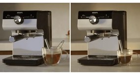 Krups - Pákový kávovar na dva hrnčeky AUTHENTIC 1450W/230V šedá