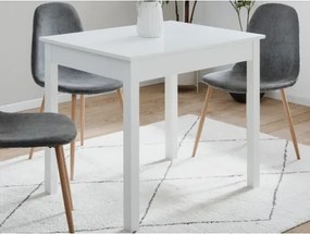 Jedálenský stôl Capri 90x67 cm, biely%