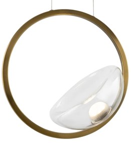 Maytoni MOD327PL-L5BS3K - LED Luster na lanku LUNARE LED/5W/230V zlatá