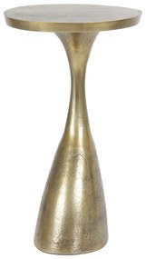 Kovový okrúhly odkladací stolík 33x40 cm Macau - Light &amp; Living