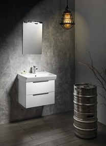 Bruckner Bruckner, NEON skrinka s keramickým umývadlom 60x41,5 cm, biela, 501.113.0