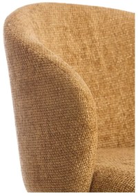 Okrovožlté kovové jedálenské kreslá v súprave 2 ks Radaja – Light &amp; Living