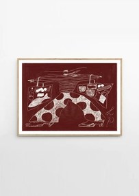 Plagát 70x50 cm Sam Shopping – Lucia Tuffley – The Poster Club