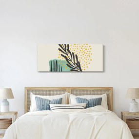 Obraz - Abstraktné listy N⁰3 (120x50 cm)