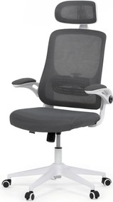 Kancelárska stolička KA-Q843 GREY Farba: Sivá