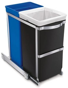 Plastový odpadkový kôš 35 l Dual - simplehuman