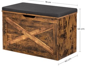 Dekorstudio Rustikálna komoda so sedadlom - LHS056X01