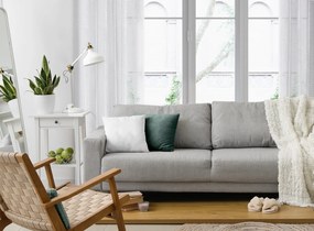 ZÁCLONA NA KRÚŽKOCH MAJA 140X260 CM BIELA