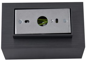 Moderné nástenné svietidlo Gunmetal štvorcové 2-svetlá GU10 50mm - Sandy