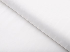 Biante Veľký damaškový okrúhly obrus DM-002 Biely - pásiky 6 a 24 mm Ø 260 cm