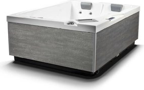 Hanscraft Virivka Plug & Play OKA2 Farba bočníc: Concrete, Farba škrupiny: Pearl white